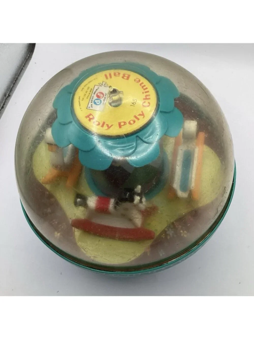 1966 Vintage Fisher Price Roly Poly Chime Ball